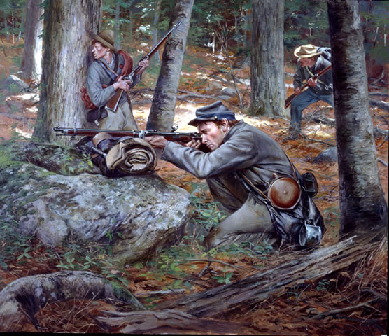 "Confederate Sharpshooters" Don Troiani Civil War Print